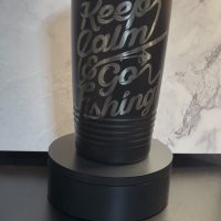 Keep Calm & Go Fishing 20 oz Tumbler