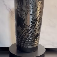Dragon w/Lotus 20 oz Tumbler