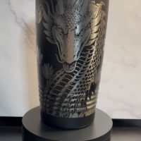 Dragon w/Lotus 20 oz Tumbler