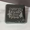 Christmas Is All About Jesus 4 Pack Slate Coasters - Square
